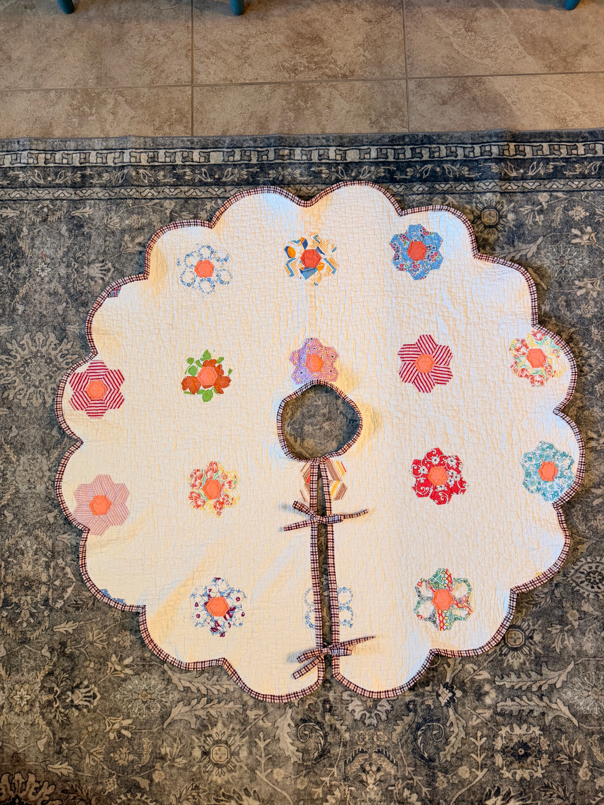 Grandmother Garden Tree Skirt