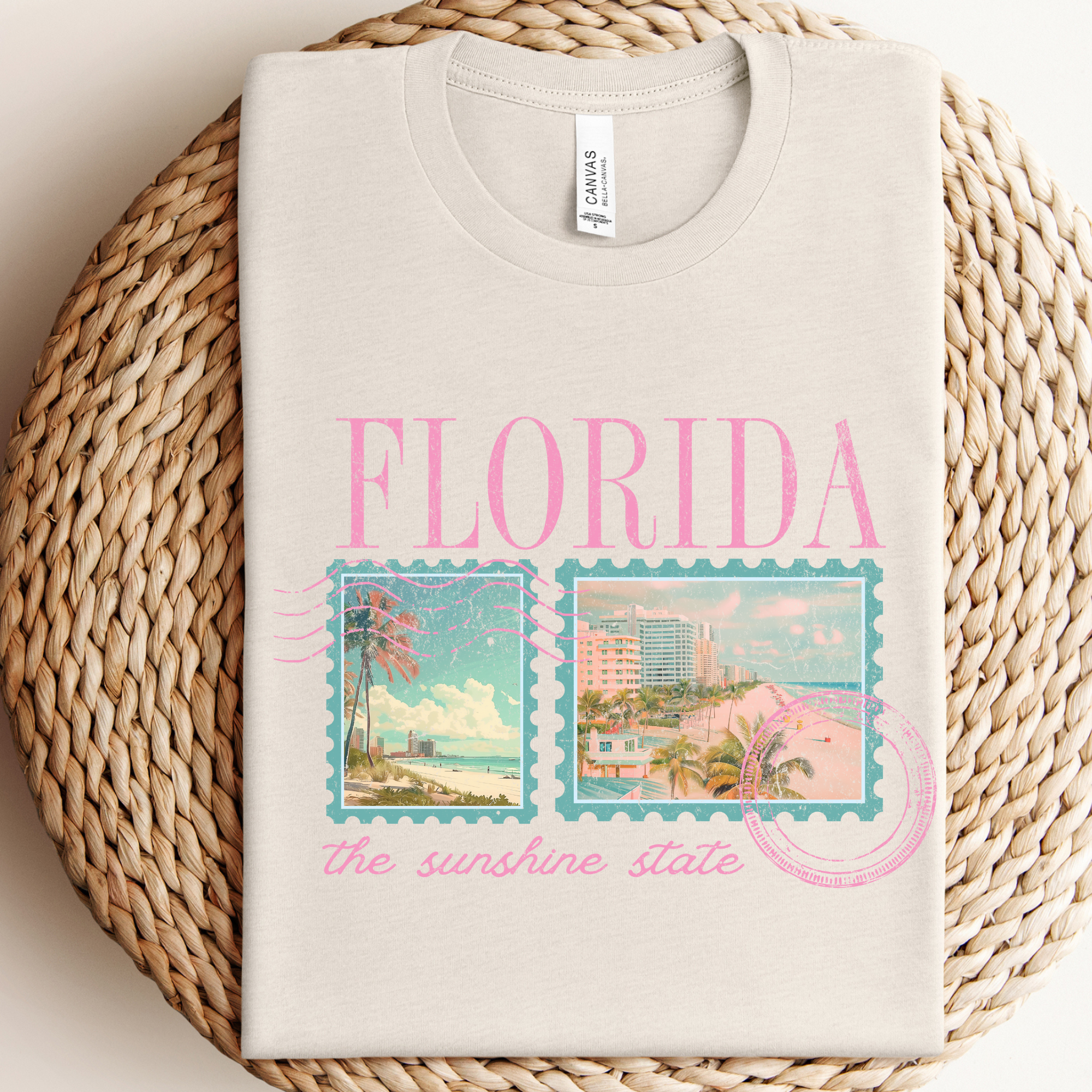 Florida Stamps Summer Graphic Tee
