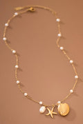 18K Gold Plated Waterproof Stainless Steel Chain Necklace