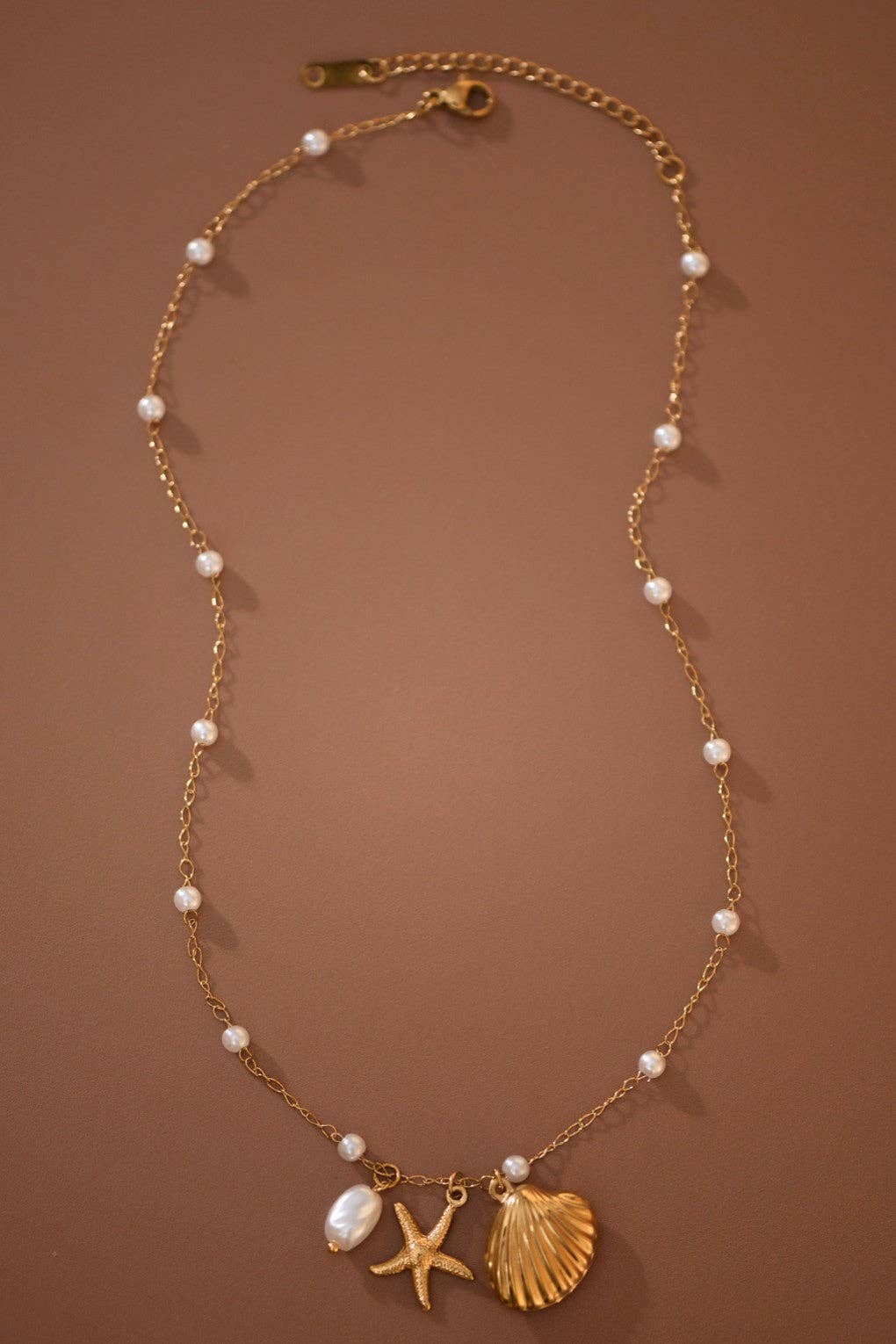 18K Gold Plated Waterproof Stainless Steel Chain Necklace