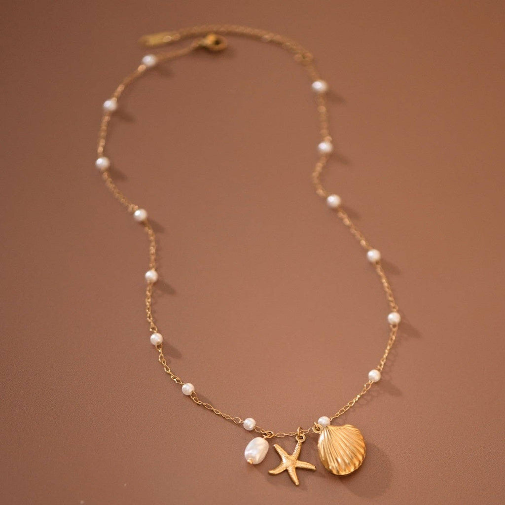 18K Gold Plated Waterproof Stainless Steel Chain Necklace