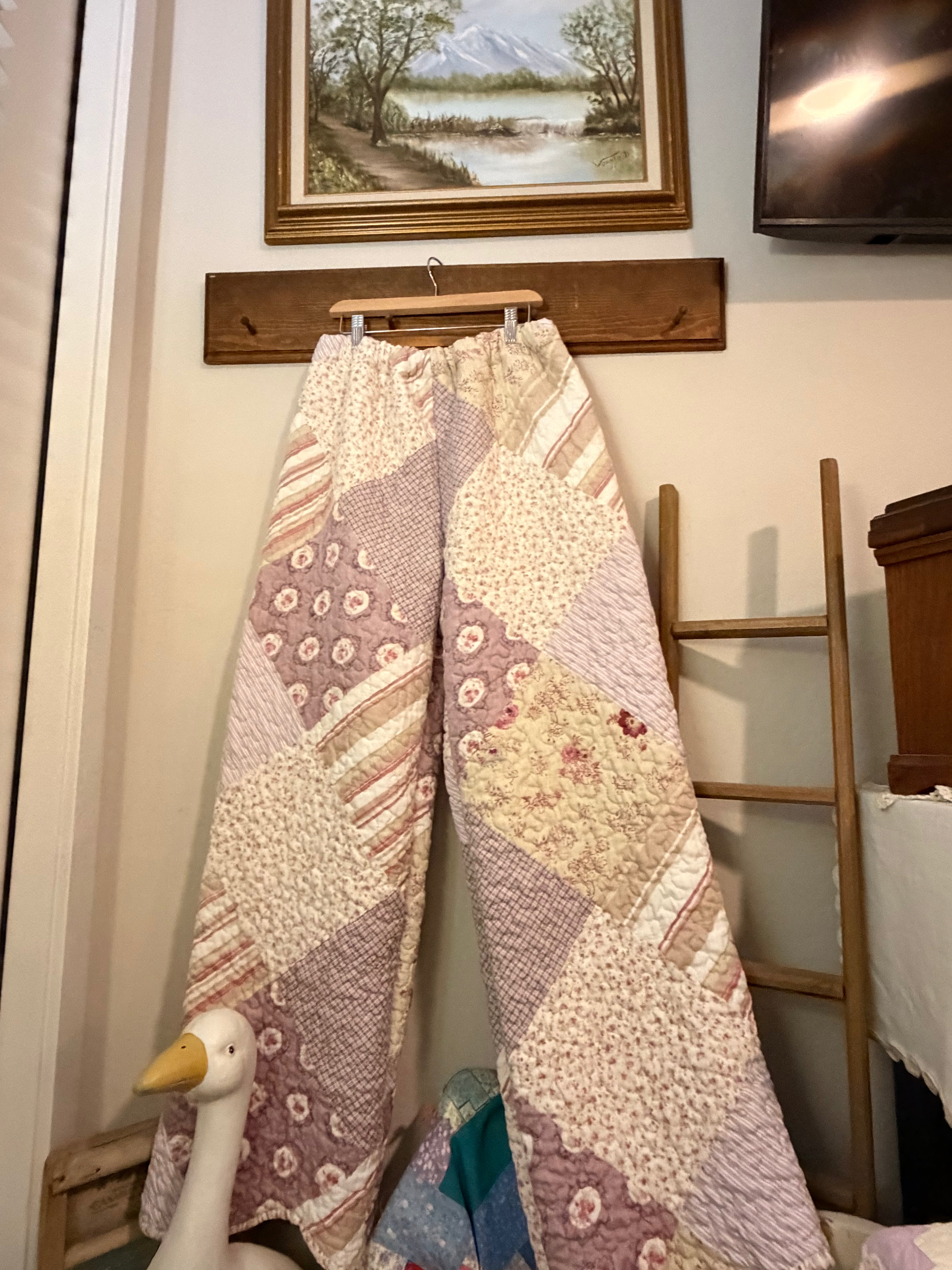 Vintage Quilt Lounge Pants – Size Medium