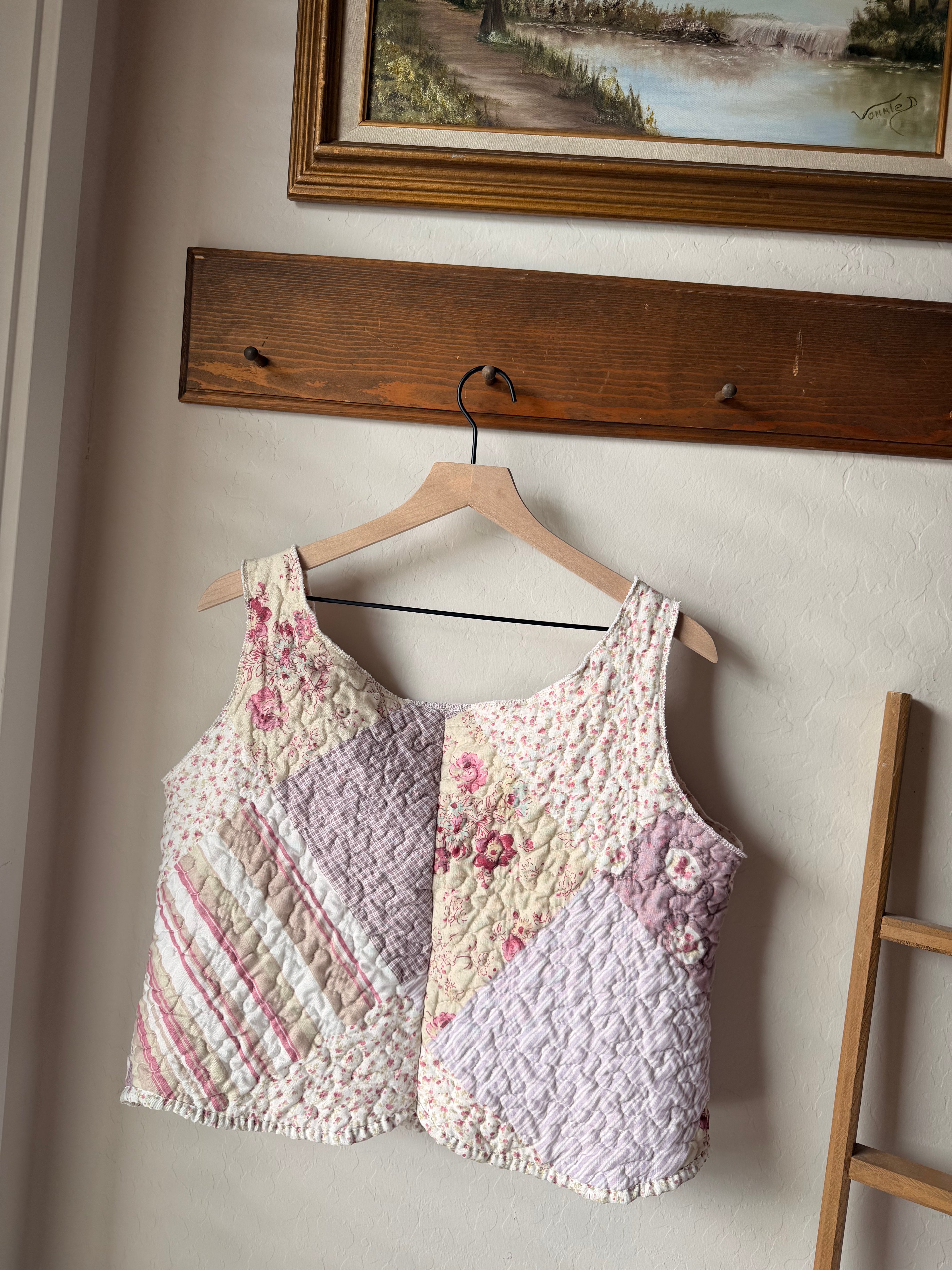 Purple Summer Quilted Tank