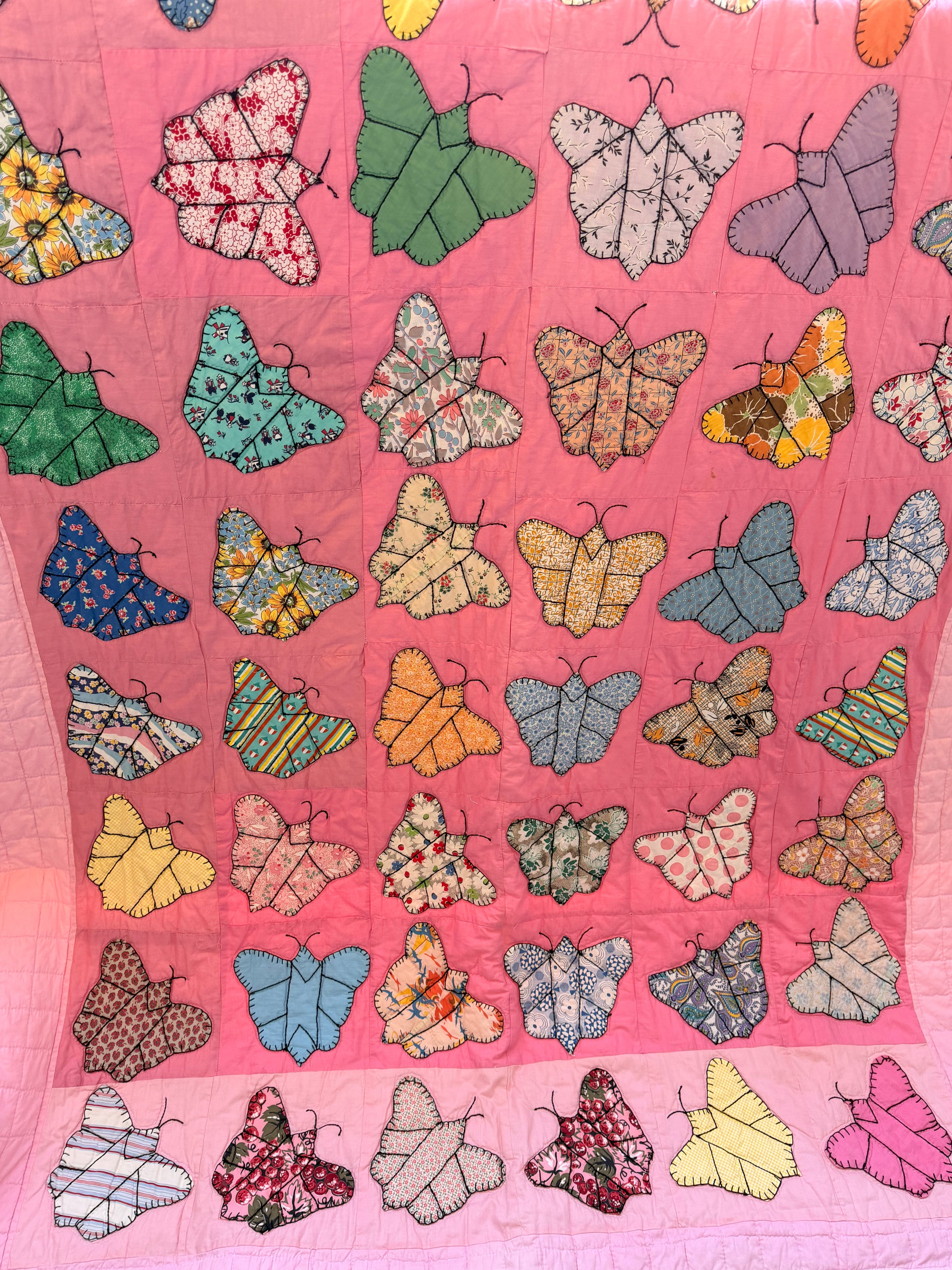 Pink Butterfly Dreams Quilt