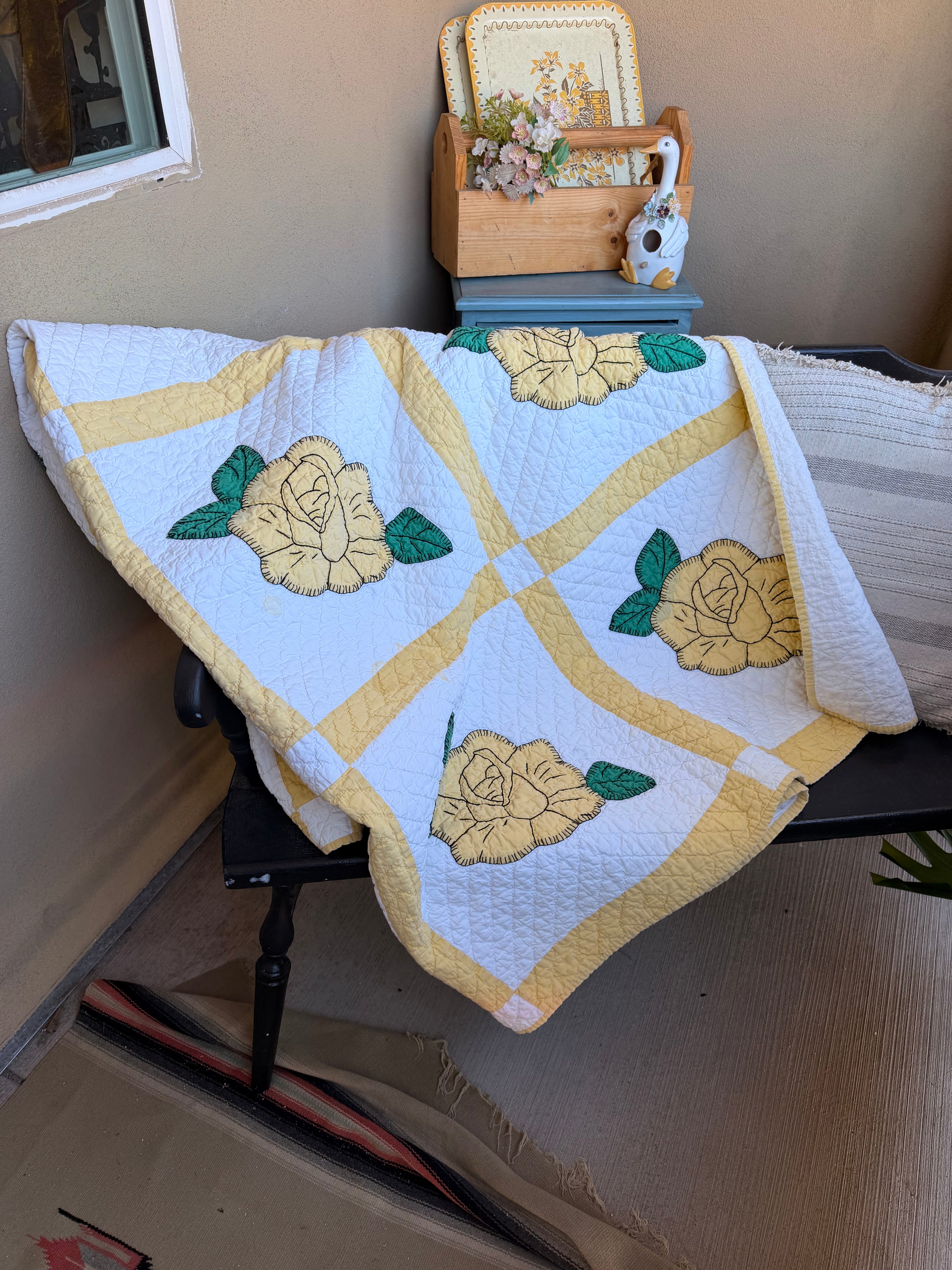 Yellow Rose Quilt