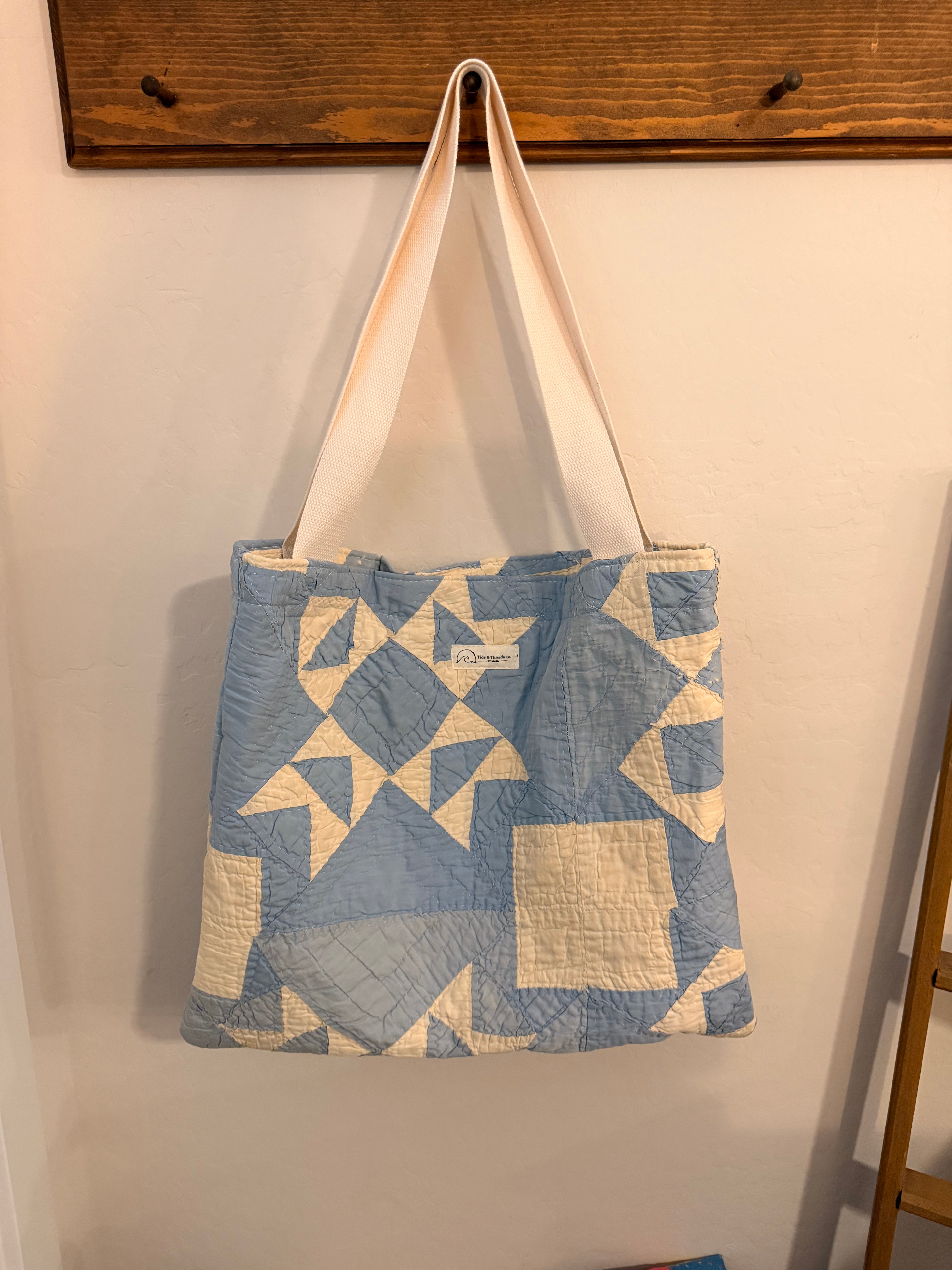 Large SEA Blue Tote
