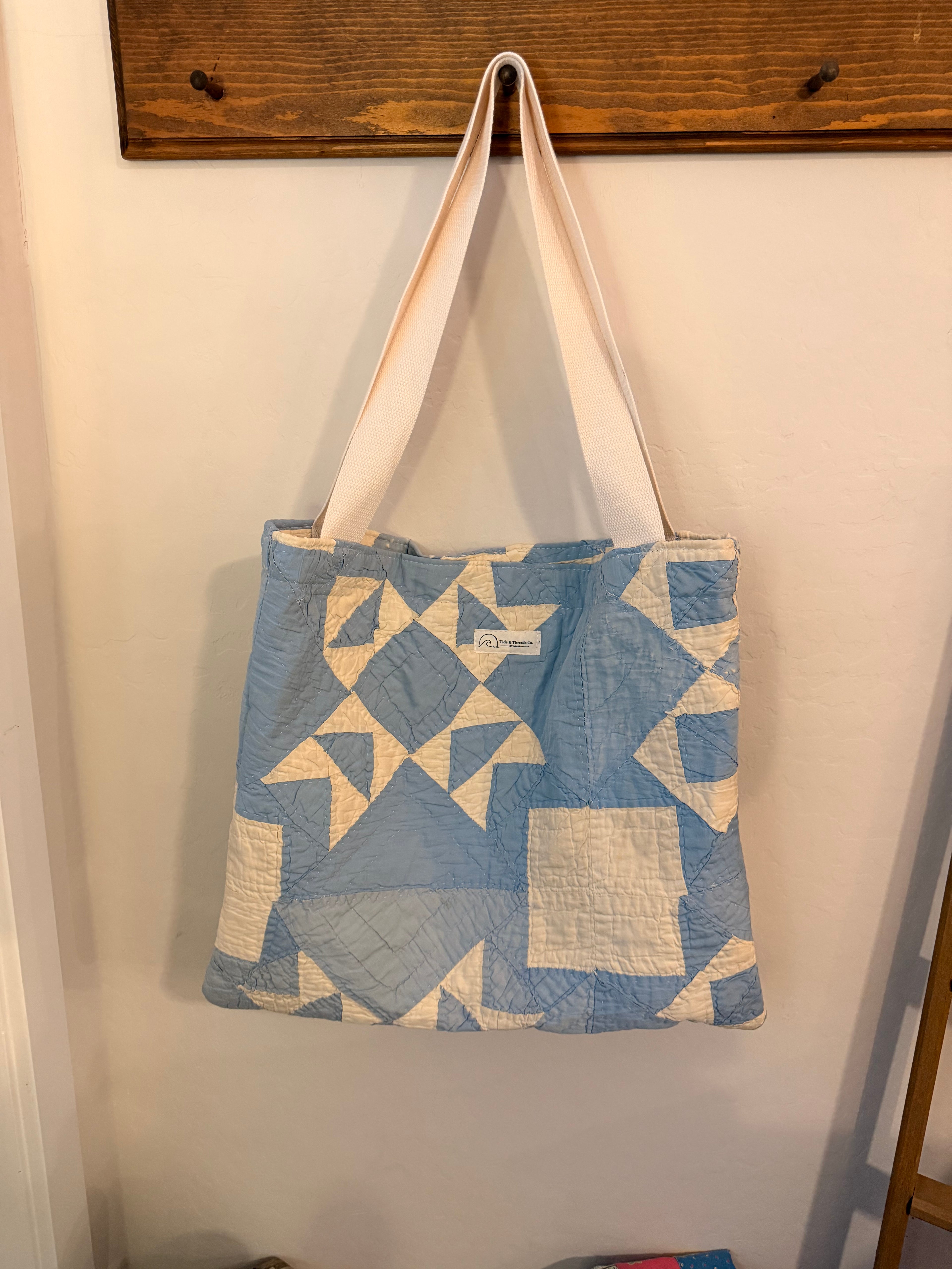 Large SEA Blue Tote