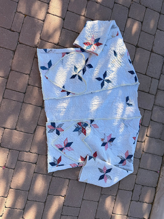 Liberty Star Heirloom Quilt Jacket- Oversized 2xl