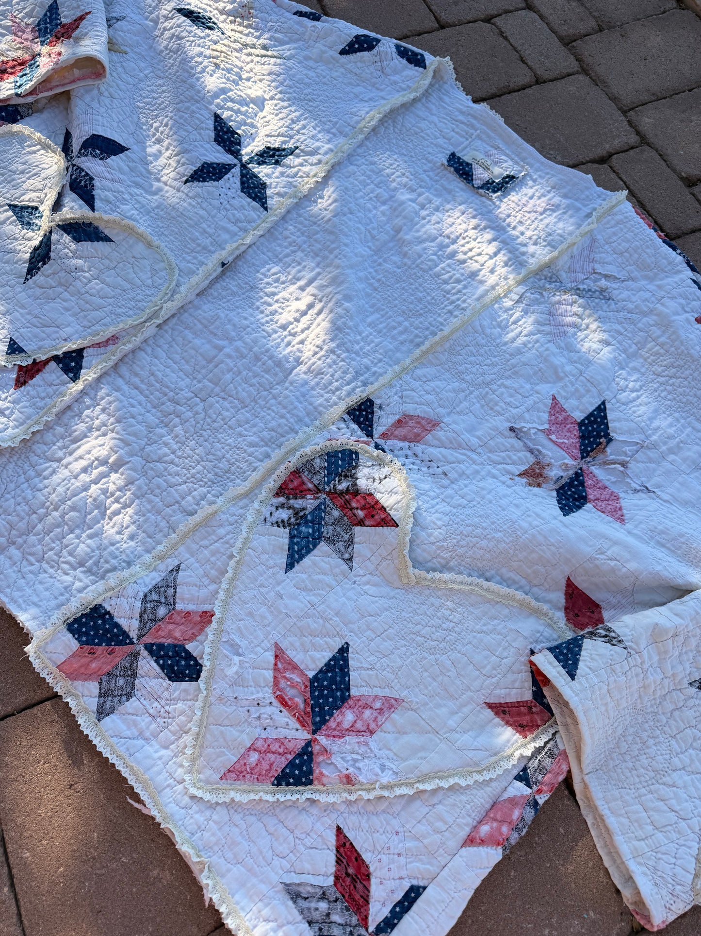 Liberty Star Heirloom Quilt Jacket- Oversized 2xl