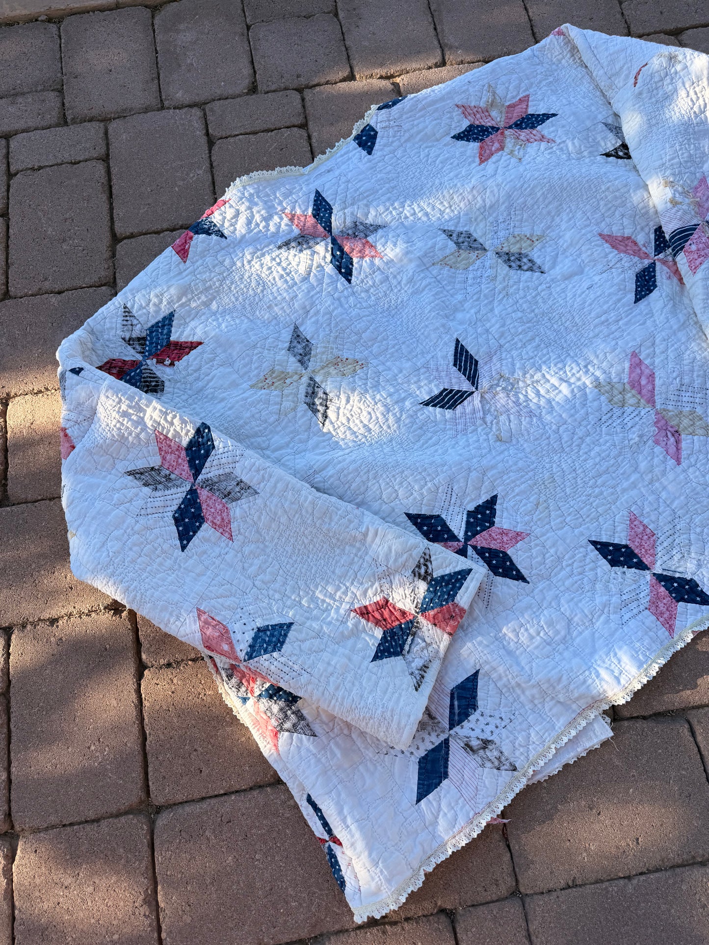 Liberty Star Heirloom Quilt Jacket- Oversized 2xl