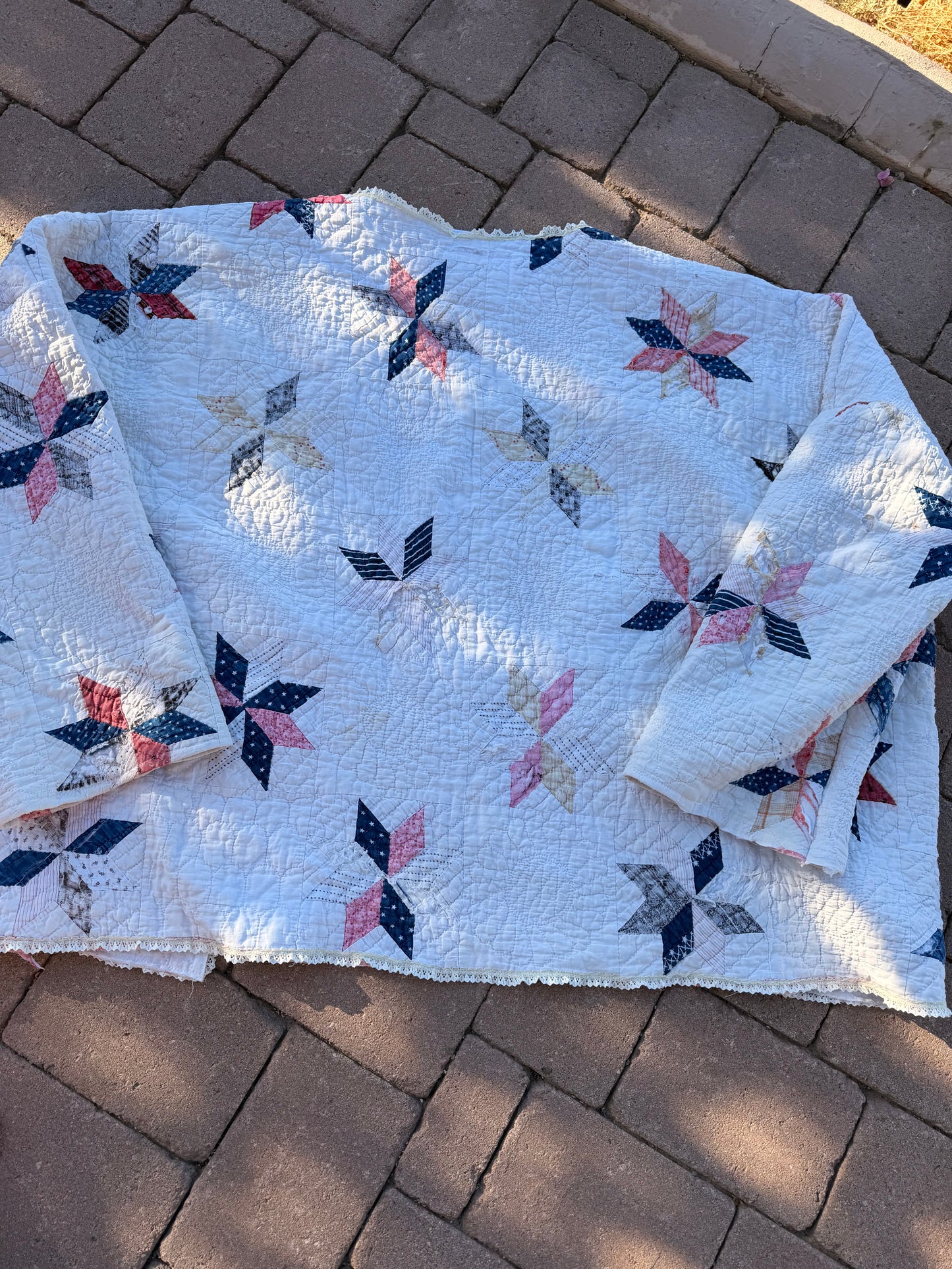 Liberty Star Heirloom Quilt Jacket- Oversized 2xl