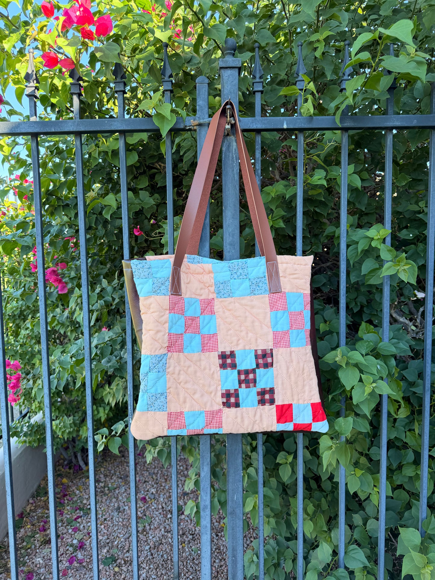 Nine-Patch Quilt Tote