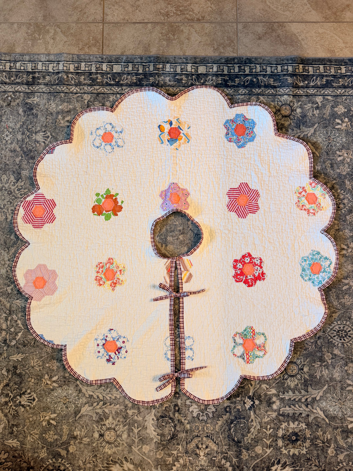 Grandmother Garden Tree Skirt