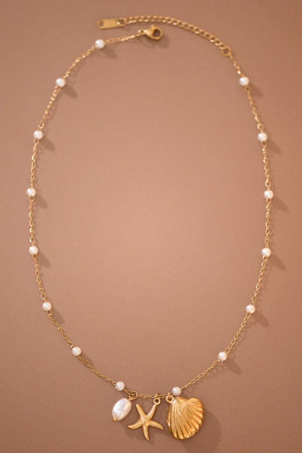 18K Gold Plated Waterproof Stainless Steel Chain Necklace