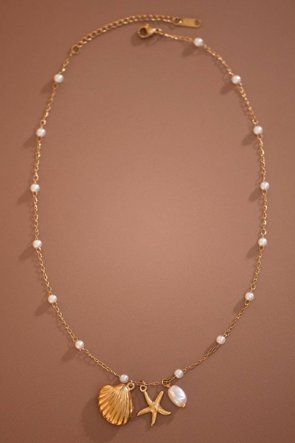 18K Gold Plated Waterproof Stainless Steel Chain Necklace