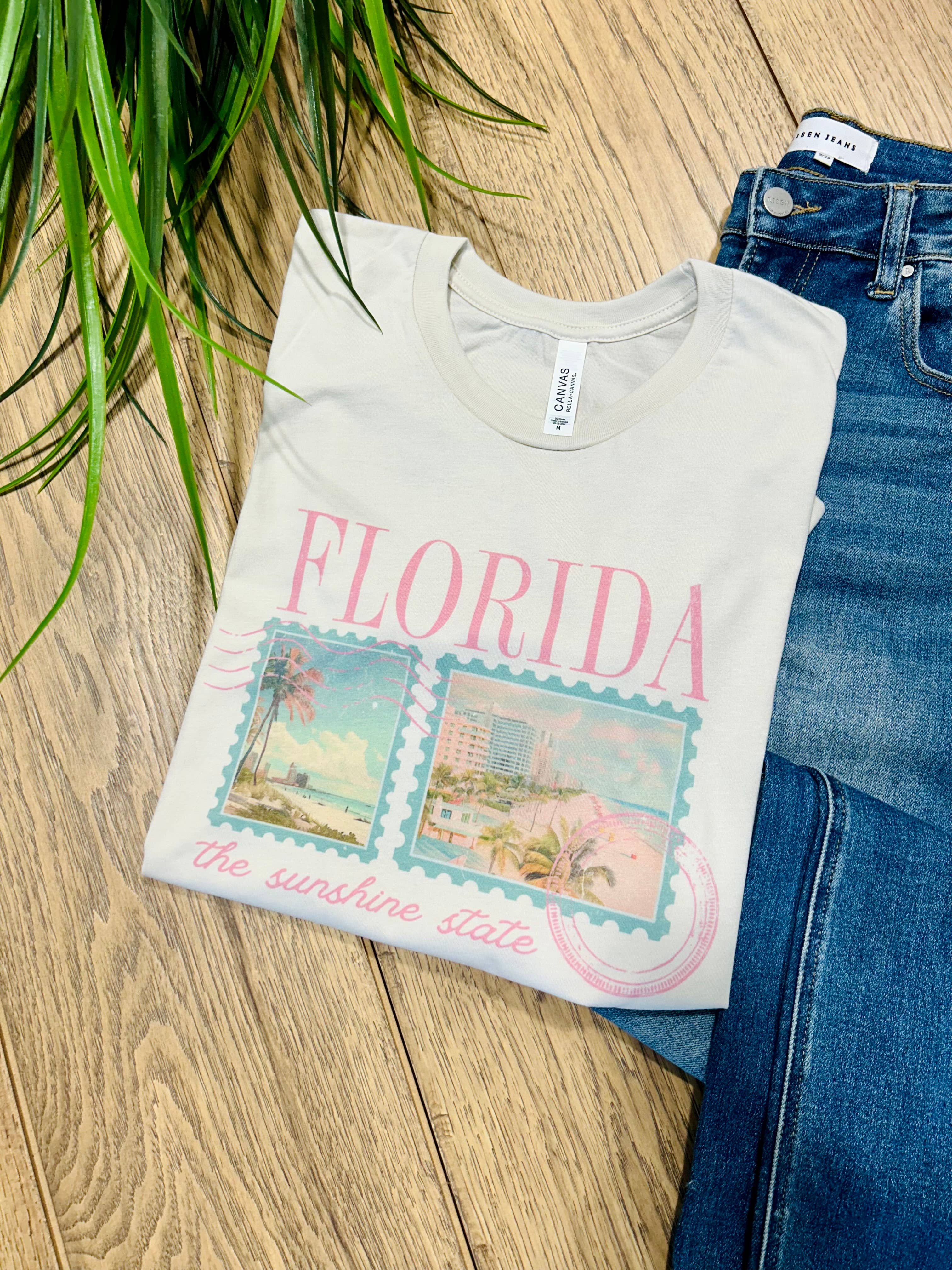 Florida Stamps Summer Graphic Tee