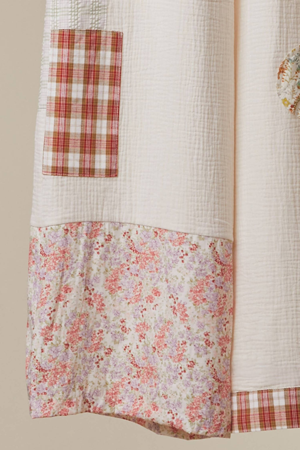 Boho Patchwork Wide Leg Pants